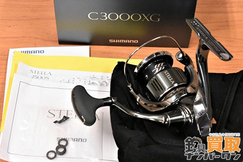 スピニングリール】シマノ 22 ステラ C3000XG 買取価格