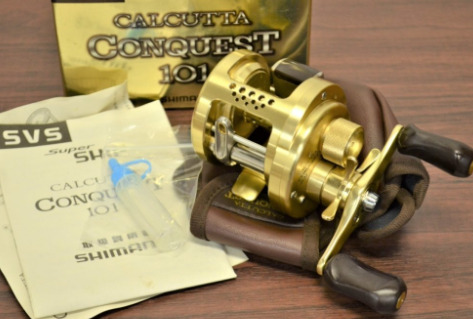 シマノ 01 カルカッタ コンクエスト 101 左 SHIMANO CALCUTTA CONQUEST ...